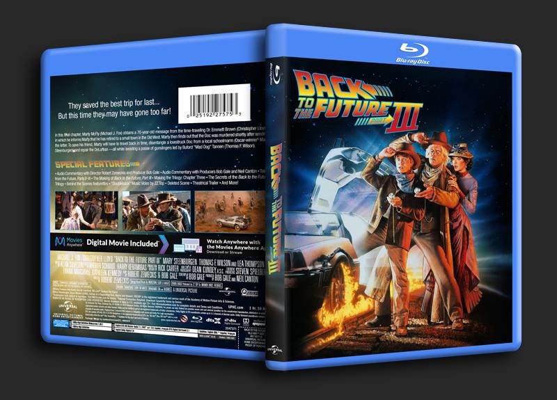 Back to the Future Custom Blu-ray Artwork - Etsy