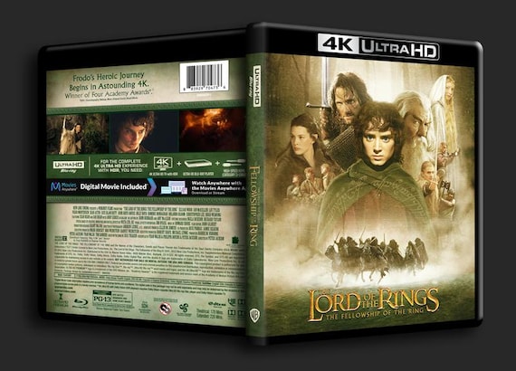The Lord of the Rings Custom Blu-ray Artwork (single-sided) - Etsy