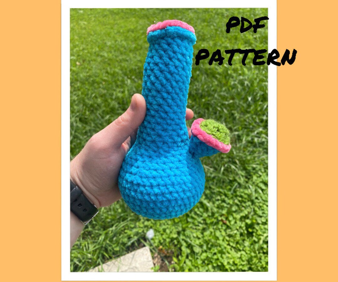 Crochet Bong Amigurumi PDF Pattern Download Etsy