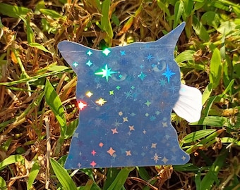 Judgemental Cat Sticker~ UV/WEATHERPROOF & WATERPROOF outdoor/indoor*Hand Cut*
