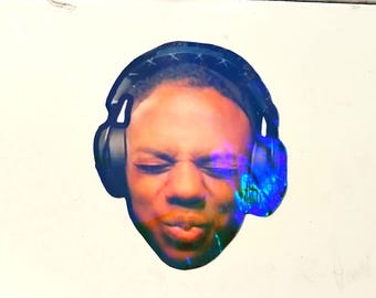 Holographic Sticker ~ IShowSpeed Sticker UV/WEATHERPROOF & WATERPROOF outdoor/indoor*Hand Cut*