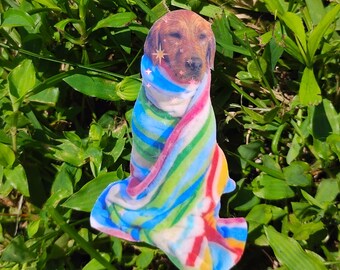 Holographic Sticker ~ Beach Dawg Sticker UV/WEATHERPROOF & WATERPROOF outdoor/indoor*Hand Cut*
