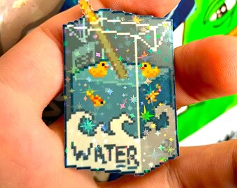 Water Box Sticker~ UV/WEATHERPROOF & WATERPROOF outdoor/indoor*Hand Cut*