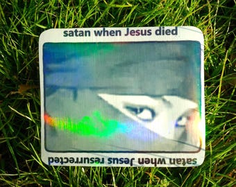 Aloof and Shocked Meme Sticker – Autumn Resurrection Reaction Decal*Hand Cut*