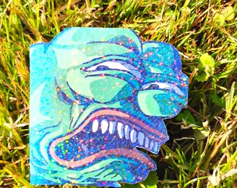 Anguish Face Pepe Sticker outdoor/indoor*Hand Cut*