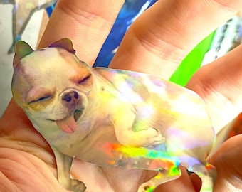 Chihuahua Sticker~ UV/WEATHERPROOF & WATERPROOF outdoor/indoor*Hand Cut*