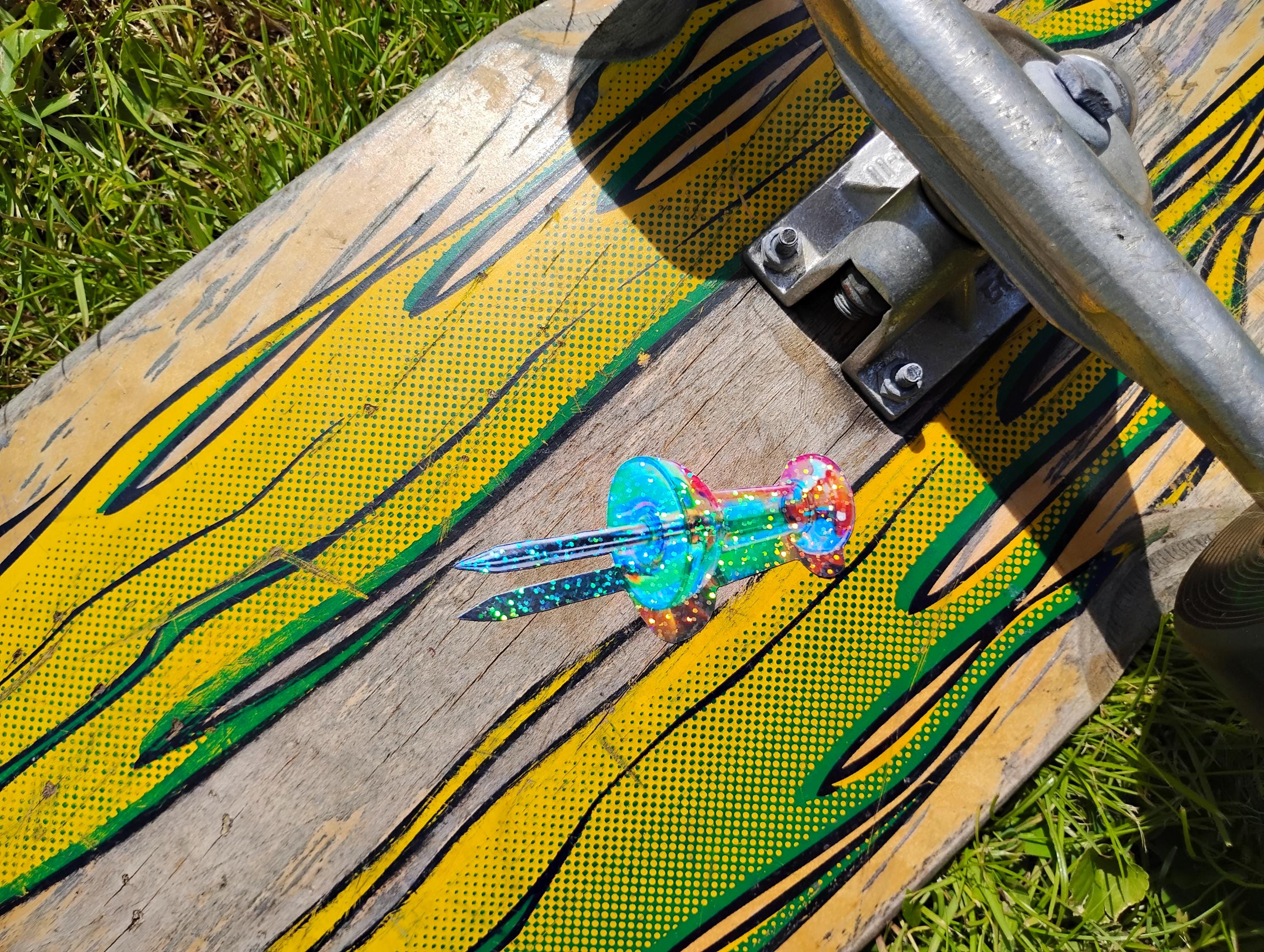 Holographic Sticker ~ Push Pin Sticker UV/WEATHERPROOF & WATERPROOF ...