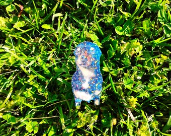 Holographic Sticker ~ Chihuahua Butterfly Sticker UV/WEATHERPROOF & WATERPROOF outdoor/indoor*Hand Cut*