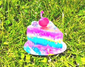 Holographic Sticker ~  Cake Sticker UV/WEATHERPROOF & WATERPROOF outdoor/indoor*Hand Cut*