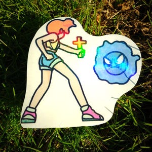 Christian Monster Girl Sticker 5x5 inch UV/WEATHERPROOF & WATERPROOF outdoor/indoor