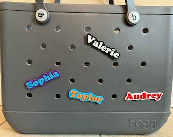 Personalized Bogg Bag Charms | Personalized Bogg Bag Name Tags