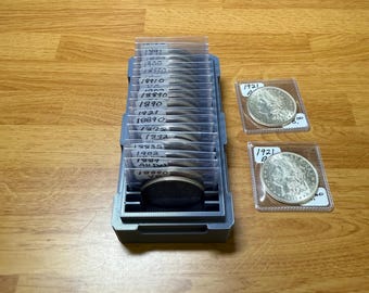 2x2 Coin Flip Box | Coin Holder for 2"x2" Flips (20 count)