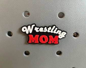 Wrestling Mom Bogg Charm | Wrestling Bogg Bag Accessory