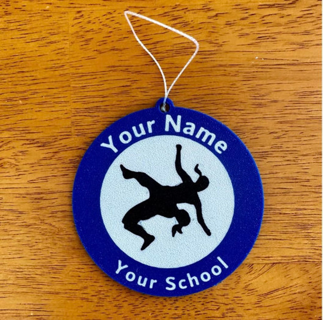Personalized Girls Wrestling Ornament, School Sports Ornaments Etsy