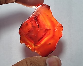 Carnelian slice Cabochon gemstone, Carnelian Loose stone, Semi precious for jewelry, Carnelian Cabochon good feeling,  100 Carat. 43X38 MM