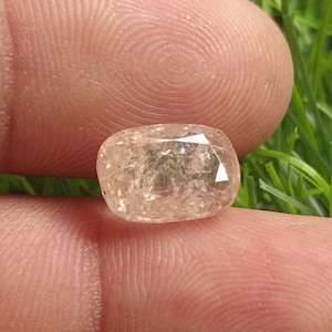 5.10Ct  White Color Spinel Natural Spinel Old Spinel Spinel 11x8x5.5MM Unheated Untreated Spinel Cut Spinel Banded Spinel Burmise Spinel