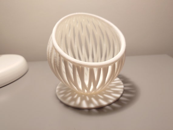 3D Printed Orchid Pot Bio-based Material, Bird Nest Design, Multiple colors, 4 sizes, Original Design Style 6