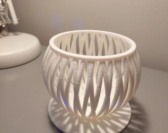 3D Printed Orchid Pot Bio-based Material, Bird Nest Design, Multiple colors, 4 sizes, Original Design Style 7