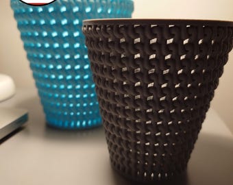 USA store, 3D Printed Orchid Pot Bio-based Material, Net Basket Design, Multiple colors, 3 sizes, Original Design, Style 28