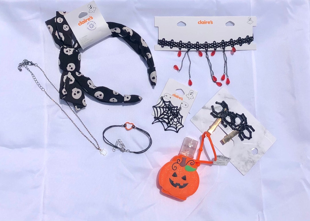 7 Piece Halloween Set From Claires Headband Spider Etsy