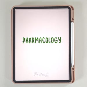 Pharmacology 27- page Guide for Veterinary Nurse Vet Students Digital Download