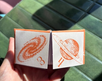 Paper Fortune Teller Cootie Catcher for wedding favours, birthdays, goodie bags, bachelorette parties
