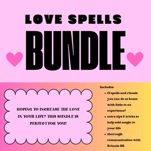 LOVE SPELLS BUNDLE diy rituals
