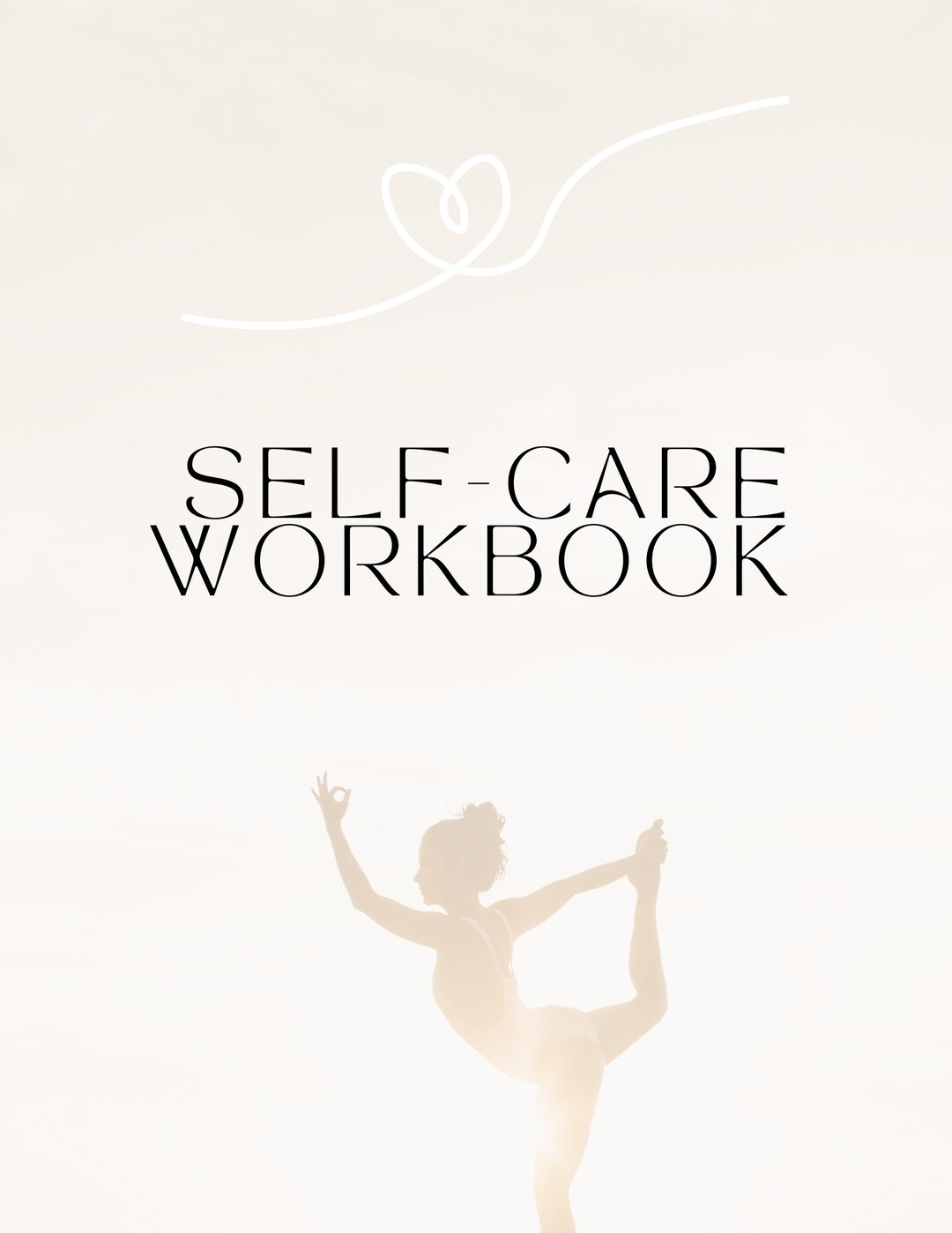 Self Care Journaling Simple Wellness Workbook PDF 10 Page Etsy