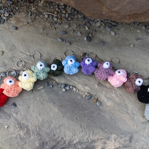The Micro Silly - Custom Amigurumi Monster Keychain