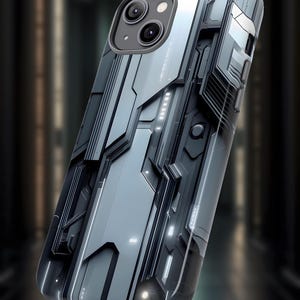 Handyhülle Cyberpunk, Sci-Fi Design, futuristisch V3.1, Tough, für iPhone, Samsung Galaxy & Google Pixel, Schutzhülle für Handy Zubehör