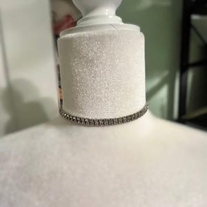 Vintage Double Layer Crystal Choker
