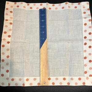 Vintage Polka dot Handkerchief