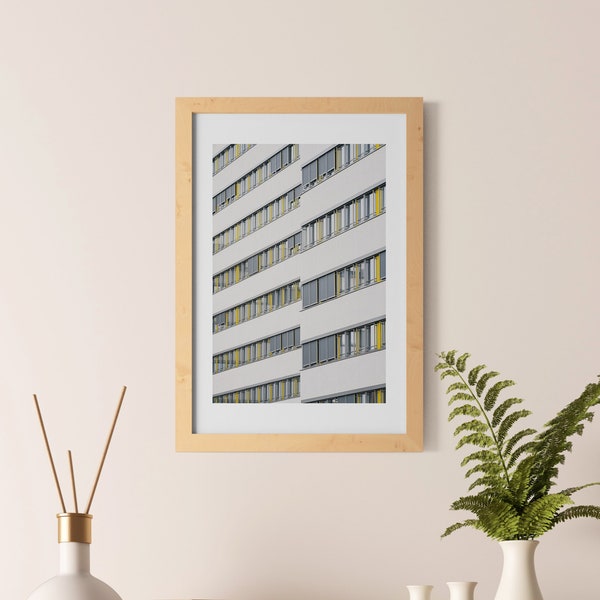 Foto Print Bonn Architektur Fensterfront