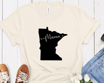 Midwest Shirt, Minnesota Mama, Minnesota Girl, Minnesota Sports, Minnesota T-shirt, Gopher Shirt, Minnesota Gift, Gift for Her,