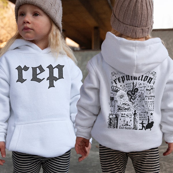 Kids youth Reputation Hoody, Vintage Reputation Sweatshirt, Snake Hooded Sweatshirt, Eras Hoodie, Rep Sweatshirt