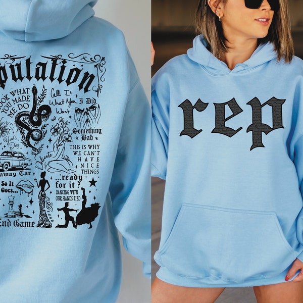 Reputation Hoody, Vintage Reputation Sweatshirt, Snake Hooded Sweatshirt, Eras Hoodie, Rep Sweatshirt