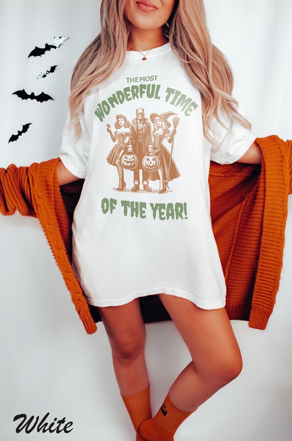 Halloween Shirt, Halloween Gift, Most Wonderful Time of the Year, Holiday Sweatshirt, Halloween Costume, Fall Sweater, Spooky Season Tee