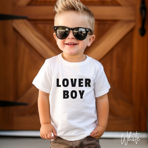 Lover Boy Toddler T-Shirt: Retro Vintage Kids Tee