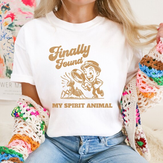 Funny Entomology T-Shirt: Ant Spirit Animal Graphic, Comfort Colors Tee