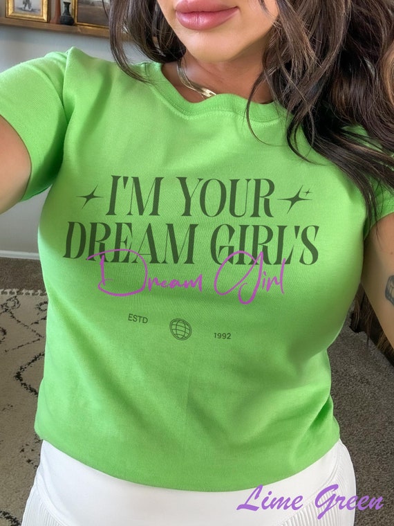 Dream Girl's Dream Girl Tee: Y2K Retro Cropped T-Shirt