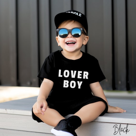 Lover Boy Toddler T-Shirt: Retro Punk Rock Kids Tee