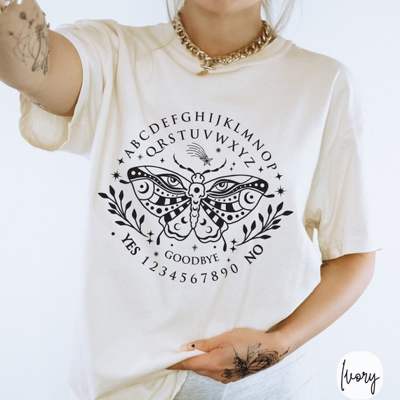 Witchy Spirit Board T-Shirt: Occult Ghost Halloween Tee