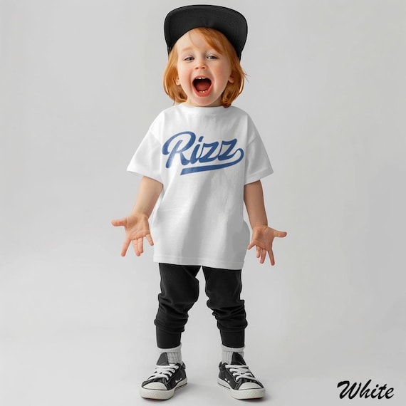 Toddler 'Rizz' Meme Shirt: Trendy Kids Slang Tee