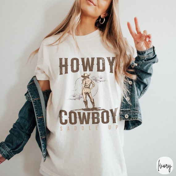Retro Cowboy Rodeo Shirt: Boho Western Comfort Colors Tee