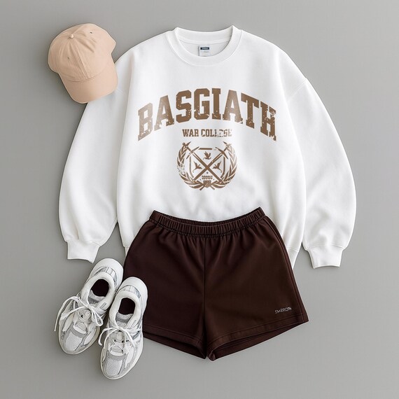 Basgiath War College Sweatshirt, Fourth Wing Sweatshirt, Violet Sorrengail, Dragon Rider merch, Fantasy Book Lover, Empyrean Series