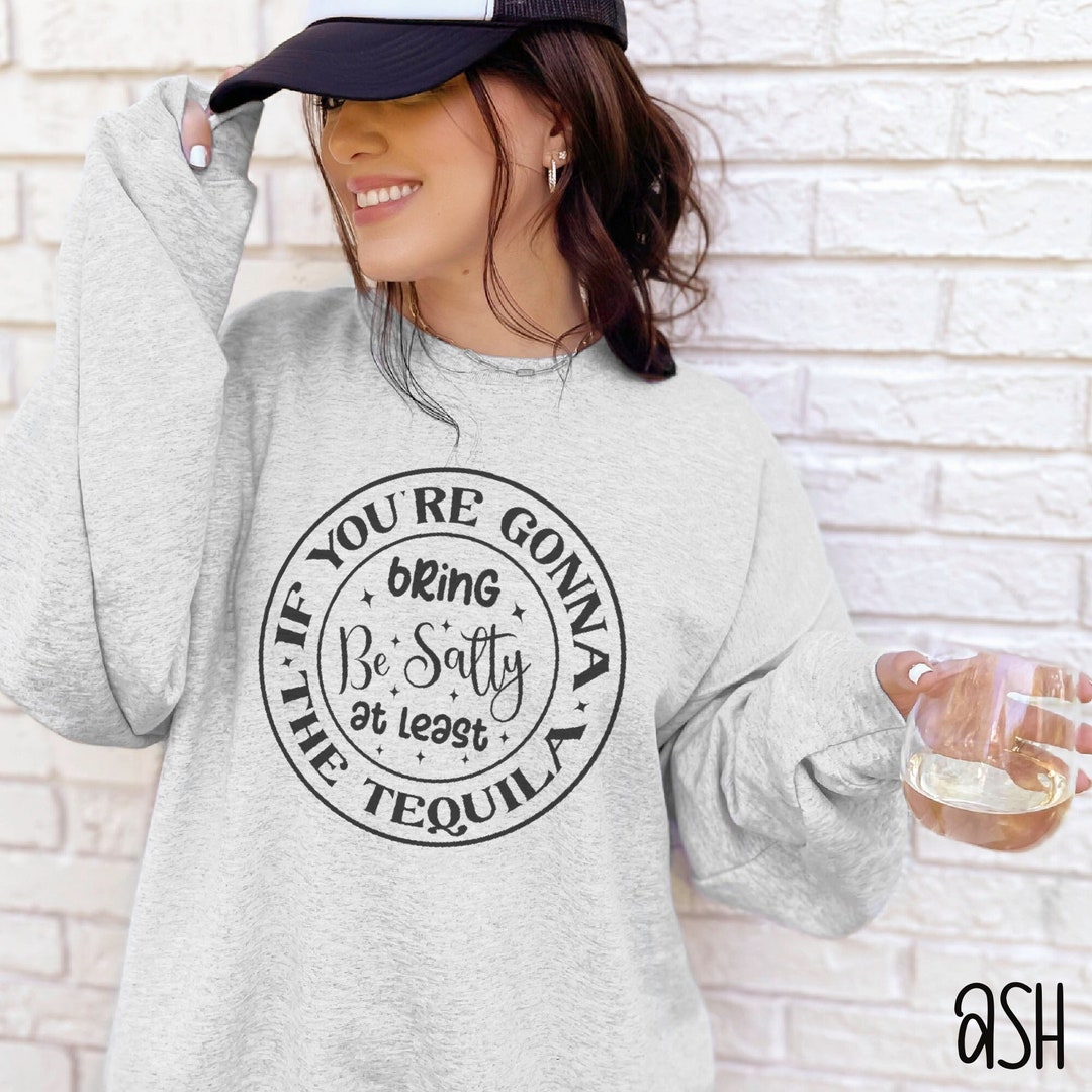 Margarita Sweatshirts, on the Rocks With Salt Shirt, Women's Fiesta