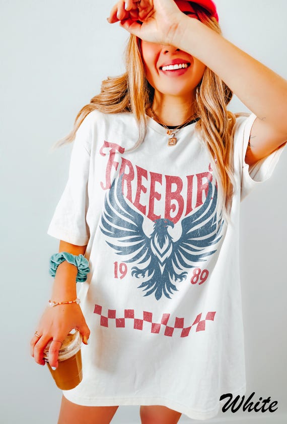 Free Bird Graphic Tee: Retro Rock Band Sweatshirt