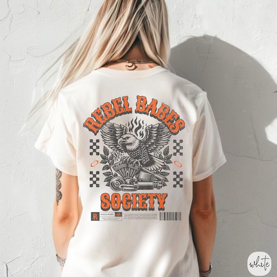 Comfort Colors Moms T-Shirt: Rebel Babes Society Tee