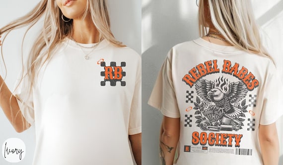 Rebel Babes Society Tee: Comfort Colors Trendy Mom T-Shirt