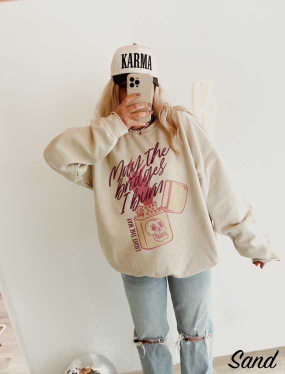 May the Bridges I Burn Graphic Tee - Comfort Colors Western Fashion